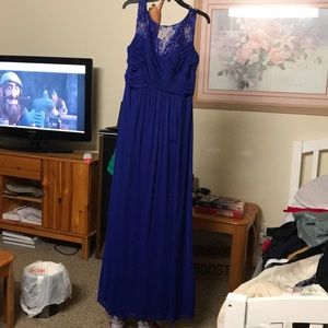 Royal blue dress